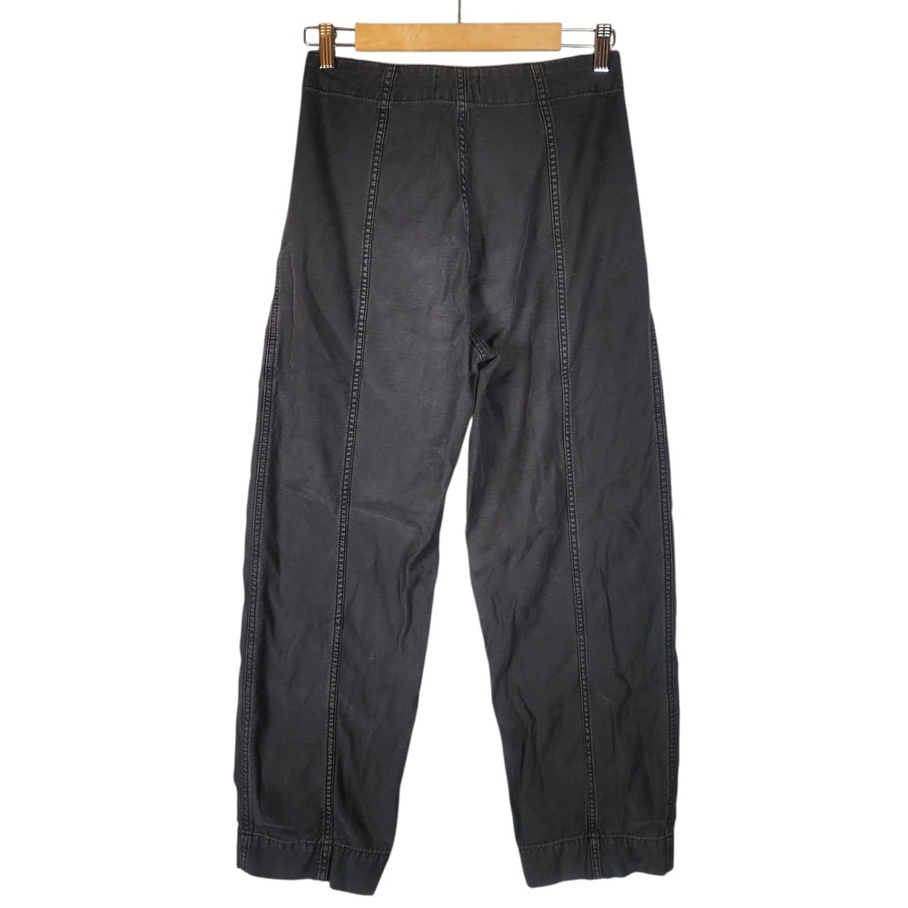 FRAME‎ Utility Barrel Pants Size 26 Charcoal Gray High Rise - Picture 4 of 10